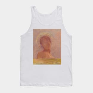 Closed Eyes by Odilon Redon Tank Top